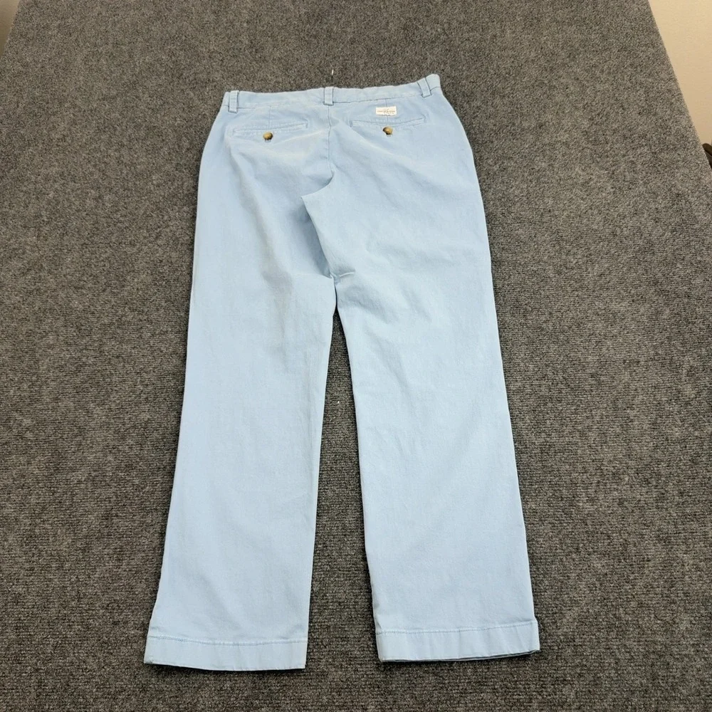 Vineyard Vines Breaker Pant Mens 30x30 Light Blue Cotton Spandex Chino Preppy